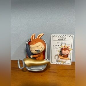 POPMART Labubu The Monsters Wacky Mart Series Canned Sardines No Box EXCELLENT